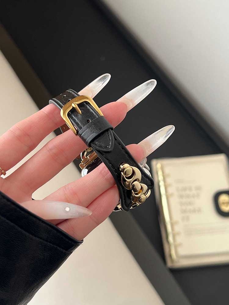 Pig Nose Leather Band