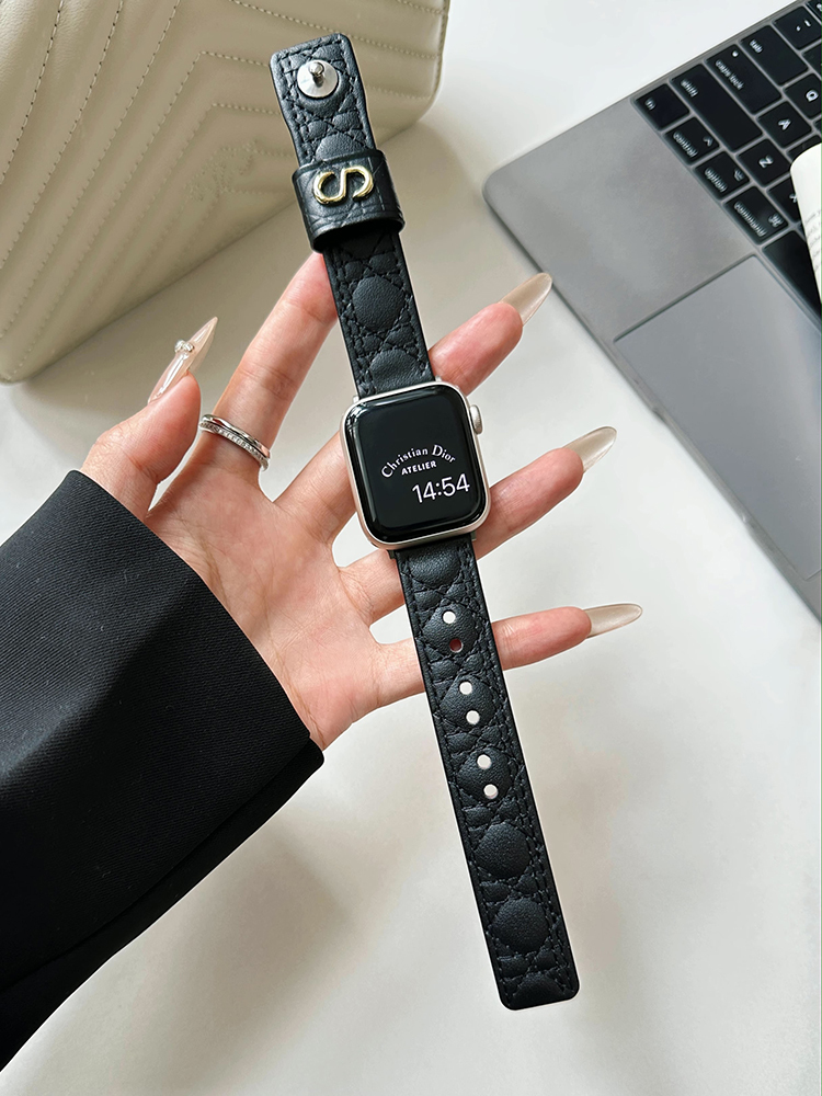 S Rivet Leather Band