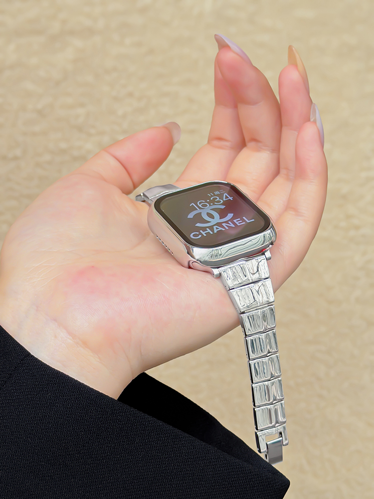 Scorpion Tail Design Stainless Steel Apple Watch Band - Tatanband