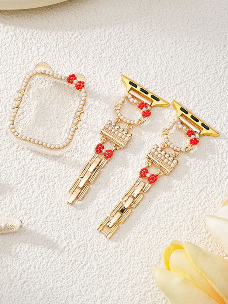 Mini Colored Beads Kitty Stainless Steel Band