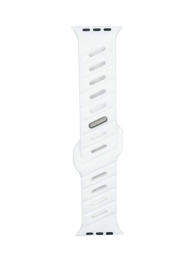 Slanted Hole Breathable Sports Silicone Band