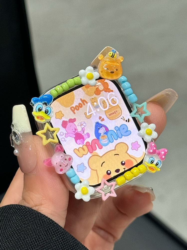Cartoon Winnie PVC Apple Watch Protective Case - Tatanband