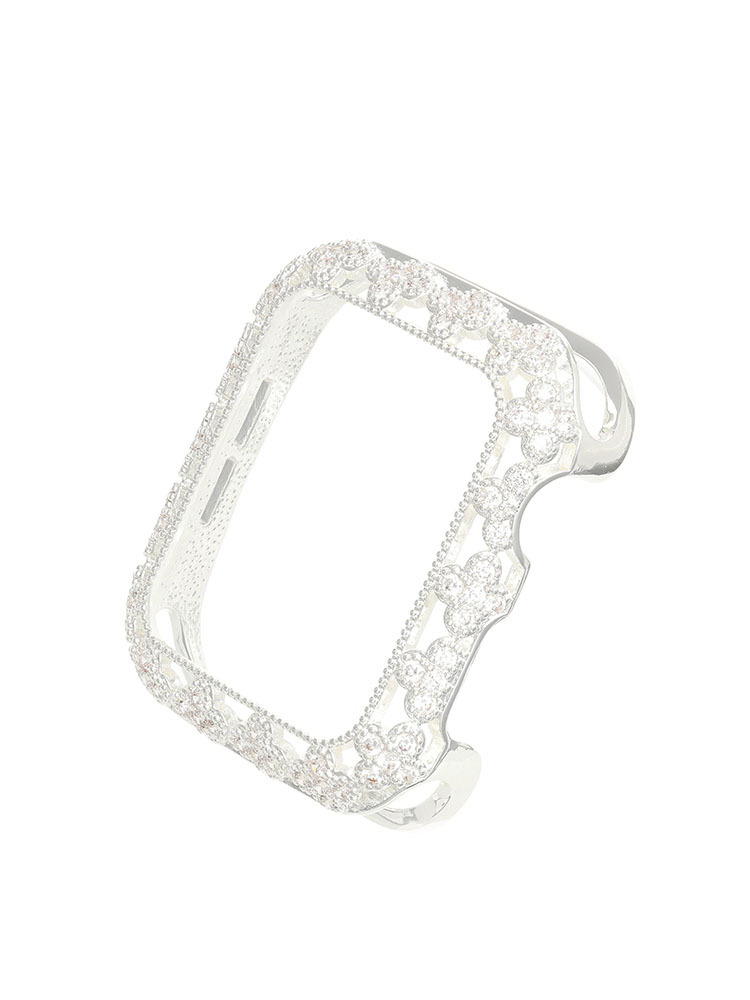 Clover Diamond Metal Apple Watch Protective Case - Tatanband