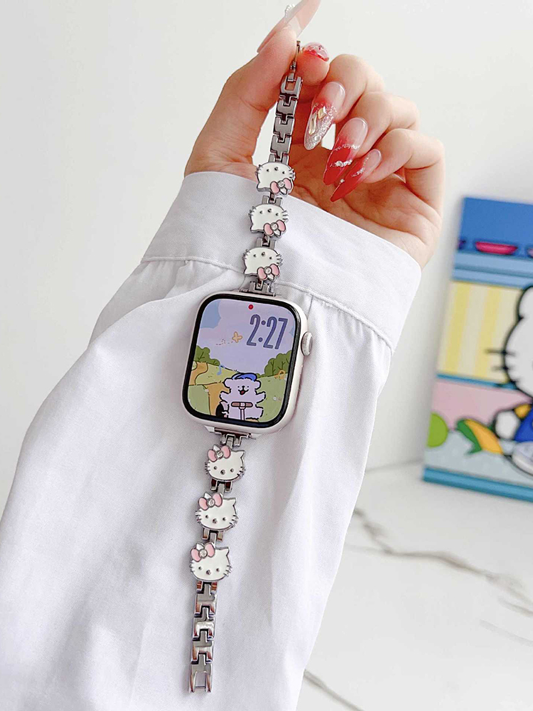 Cute Kitty Metal Band for Apple Watch