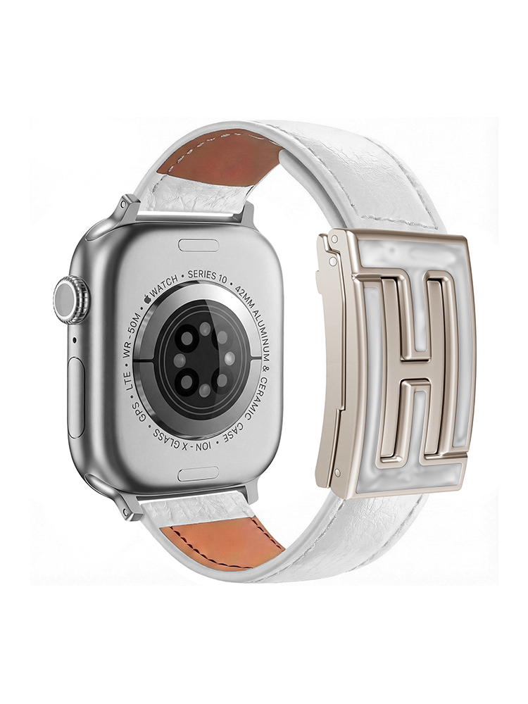 FF Magnetic Buckle Leather Band for Apple Watch