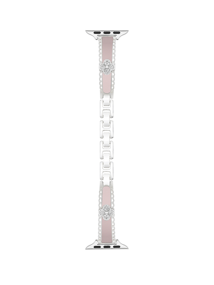 Lace-edged Four-leaf Clover Metal Band for Apple Watch