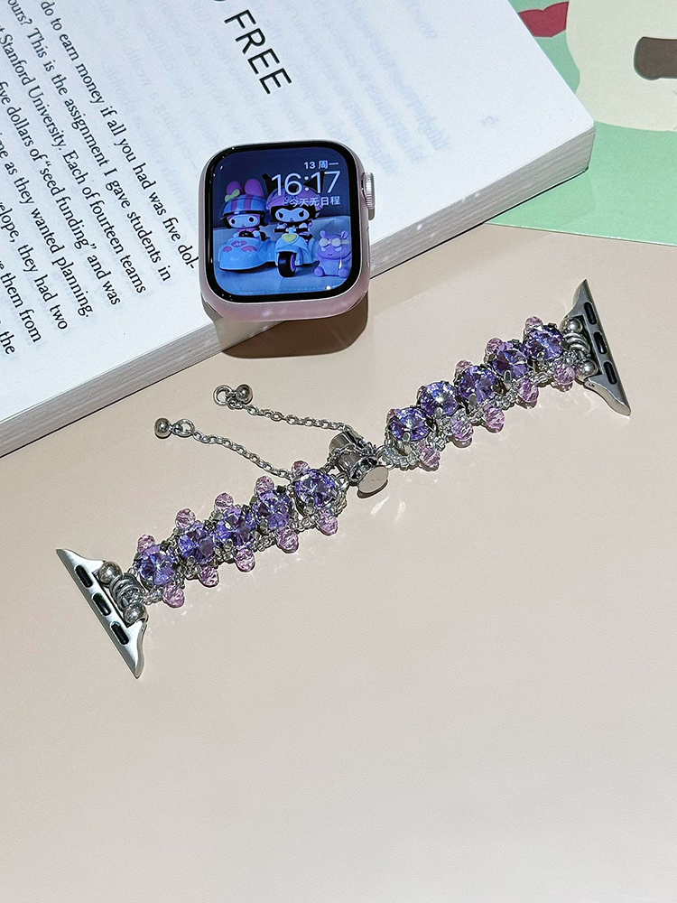 Weaving Zircon Chain Stainless Steel Band-Tatan Band