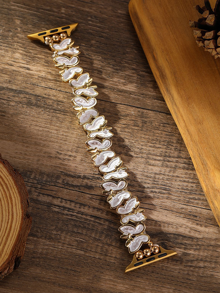 Butterfly Stitching Stainless Steel Band