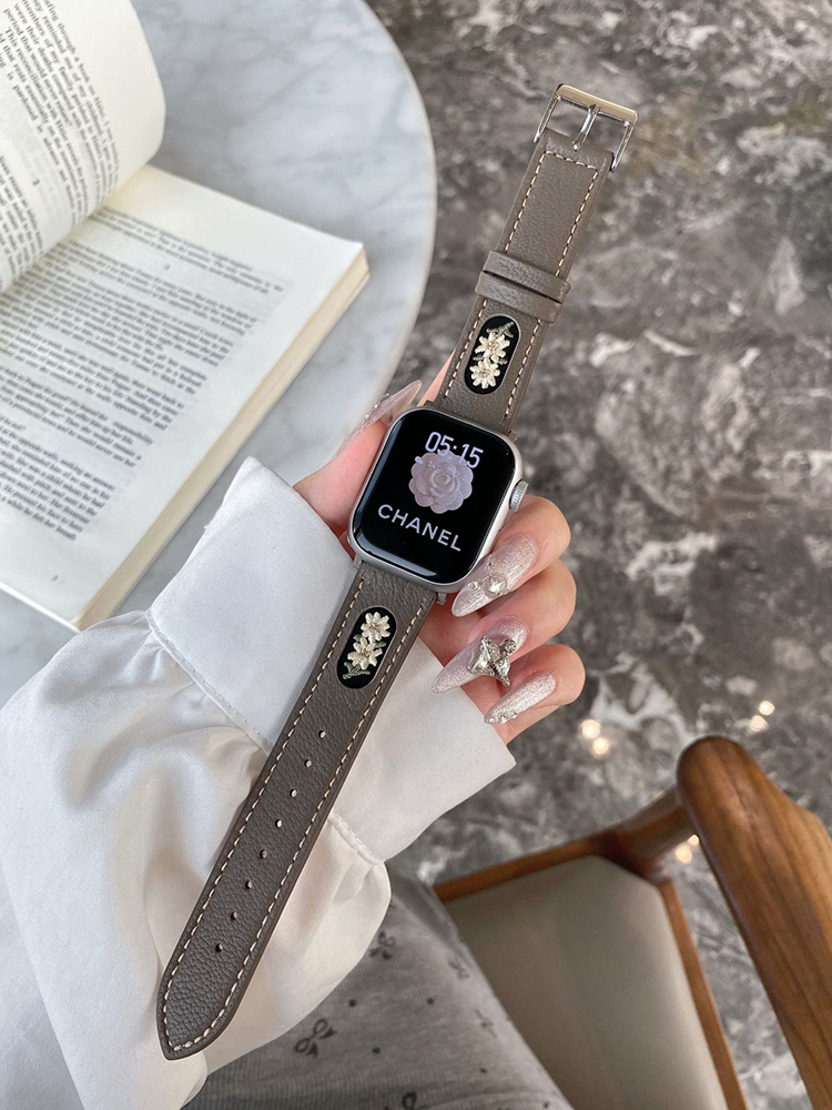 Sunflower Embroidery Leather Band