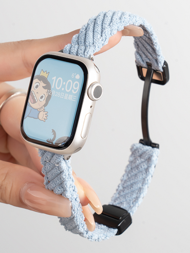 Magnetic Buckle Corduroy Band