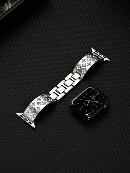 Retro Pattern Bracelet Stainless Steel Band for Man
