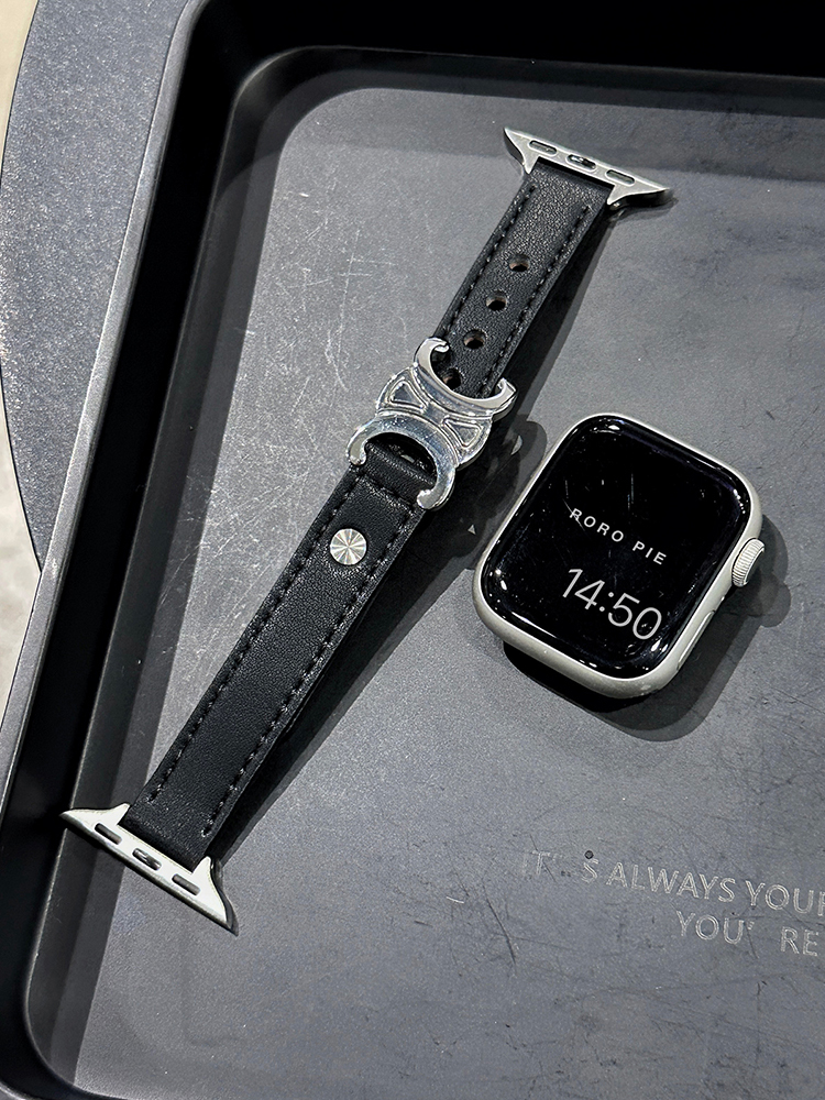 Triomphe Leather Apple Watch Band - Tatanband