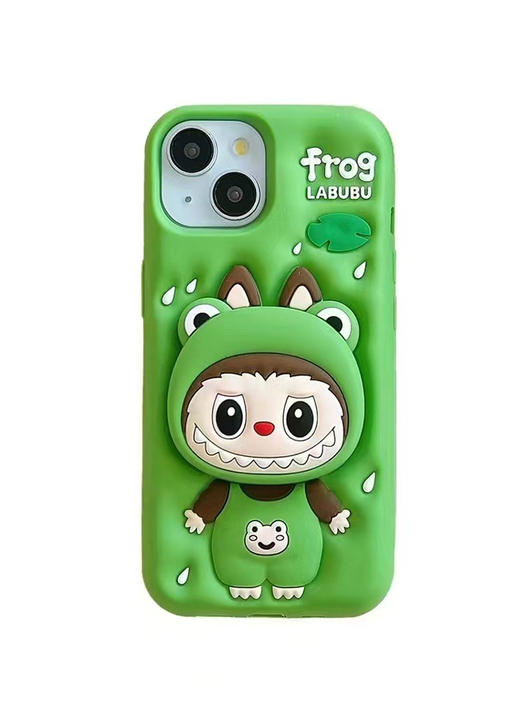 Cross-dressing Labubu Stand Case