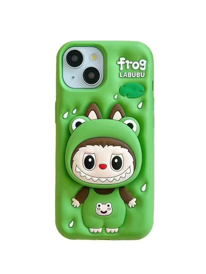 Cross-dressing Labubu Stand Case