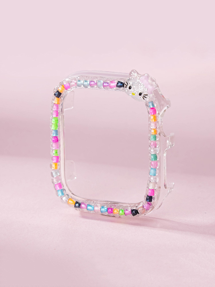 Colored Beads Handmade PVC Apple Watch Protective Case - Tatanband