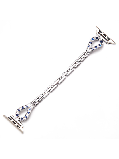 Zircon Teardrop-shaped Stainless Steel Band