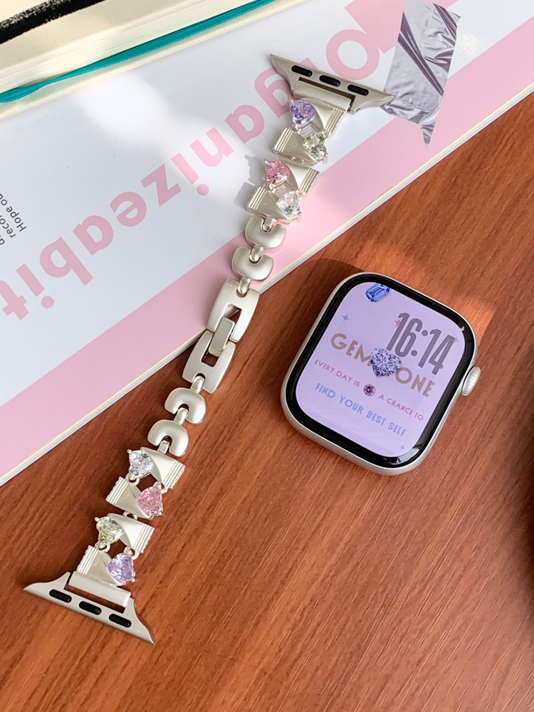 Candy Zircon Metal Band for Apple Watch