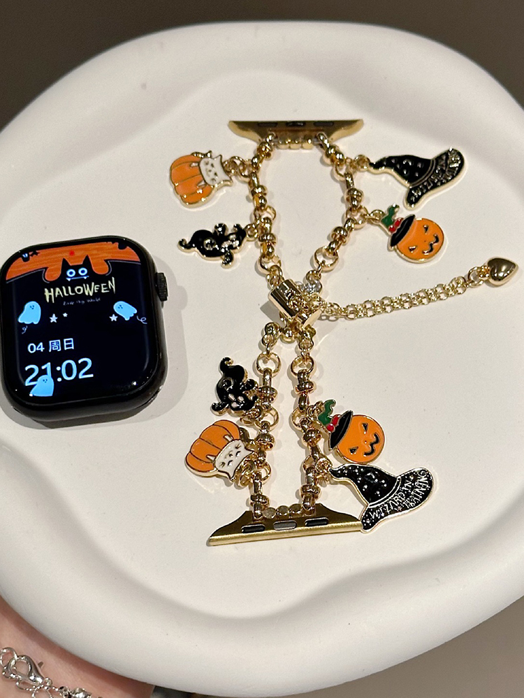 Halloween Charm Metal Band for Apple Watch