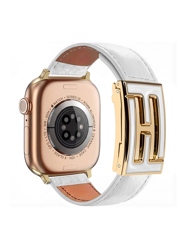 FF Magnetic Buckle Leather Band for Apple Watch