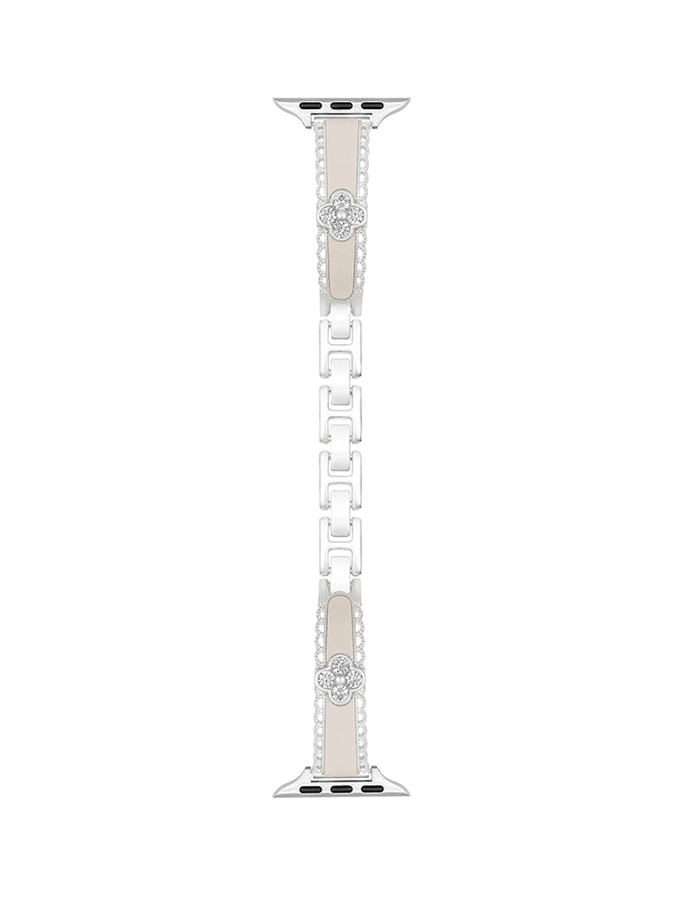 Lace-edged Four-leaf Clover Metal Band for Apple Watch