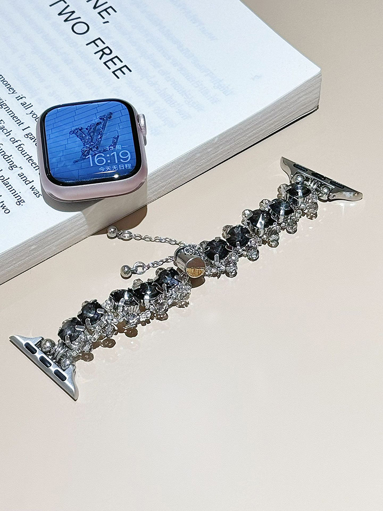 Weaving Zircon Chain Stainless Steel Band-Tatan Band