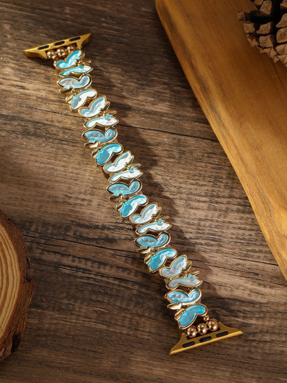 Butterfly Stitching Stainless Steel Band