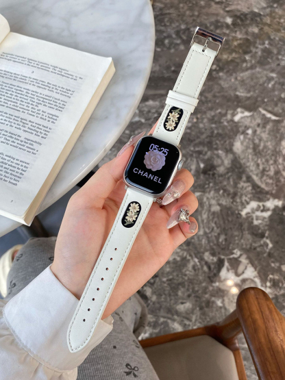 Sunflower Embroidery Leather Band