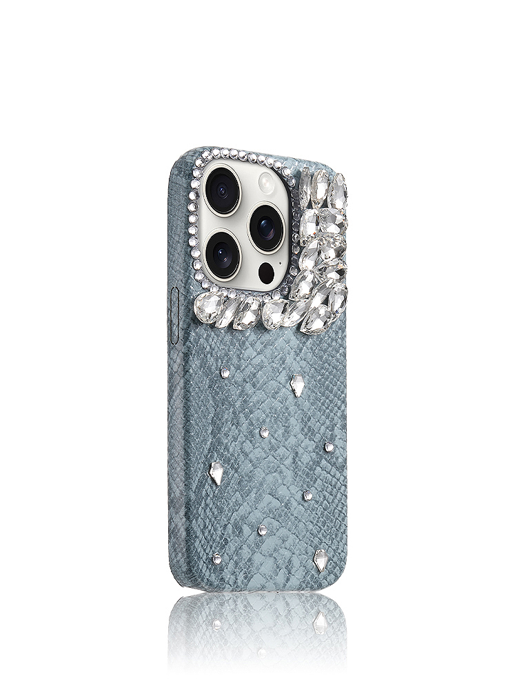 Teardrop Diamond Snake Pattern iPhone Case - Tatanband