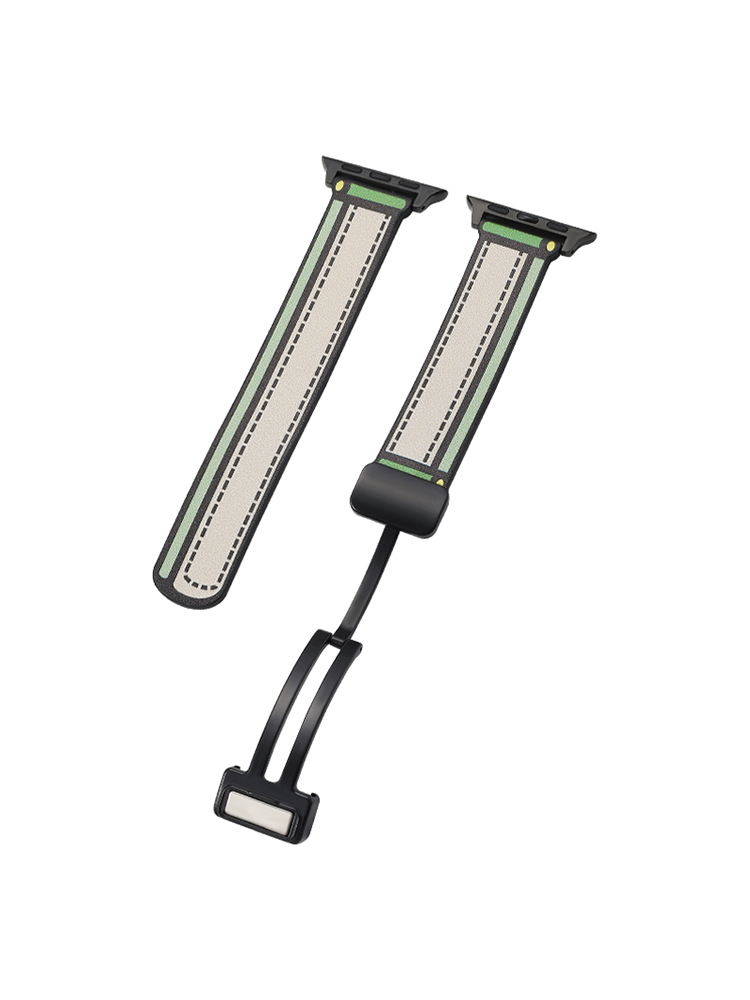 Pixel Comic Style Magnetic Leather Band