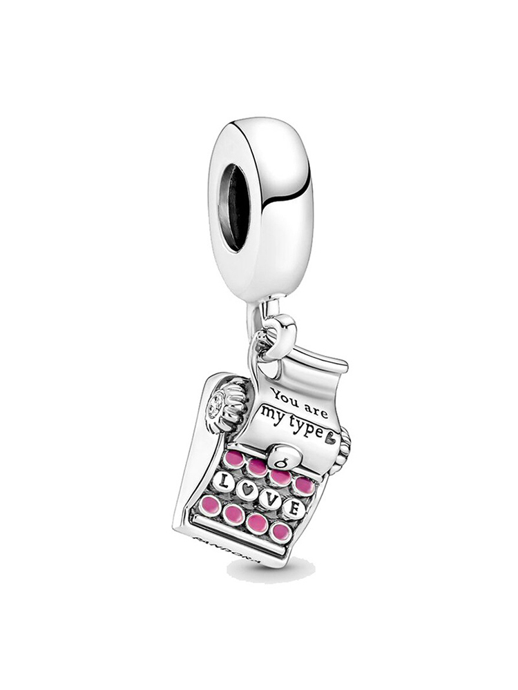 Pink Series Style Alloy Beads