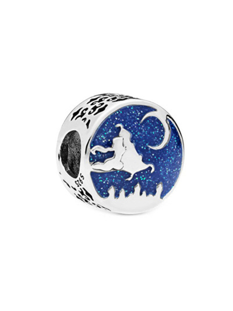 Blue Starry Sky Series Alloy Beads