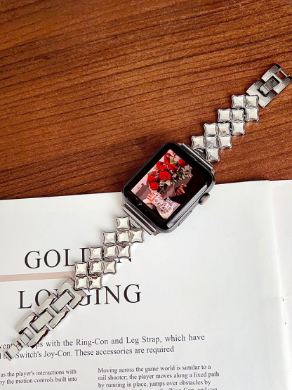 Star Zircon Stainless Steel Band