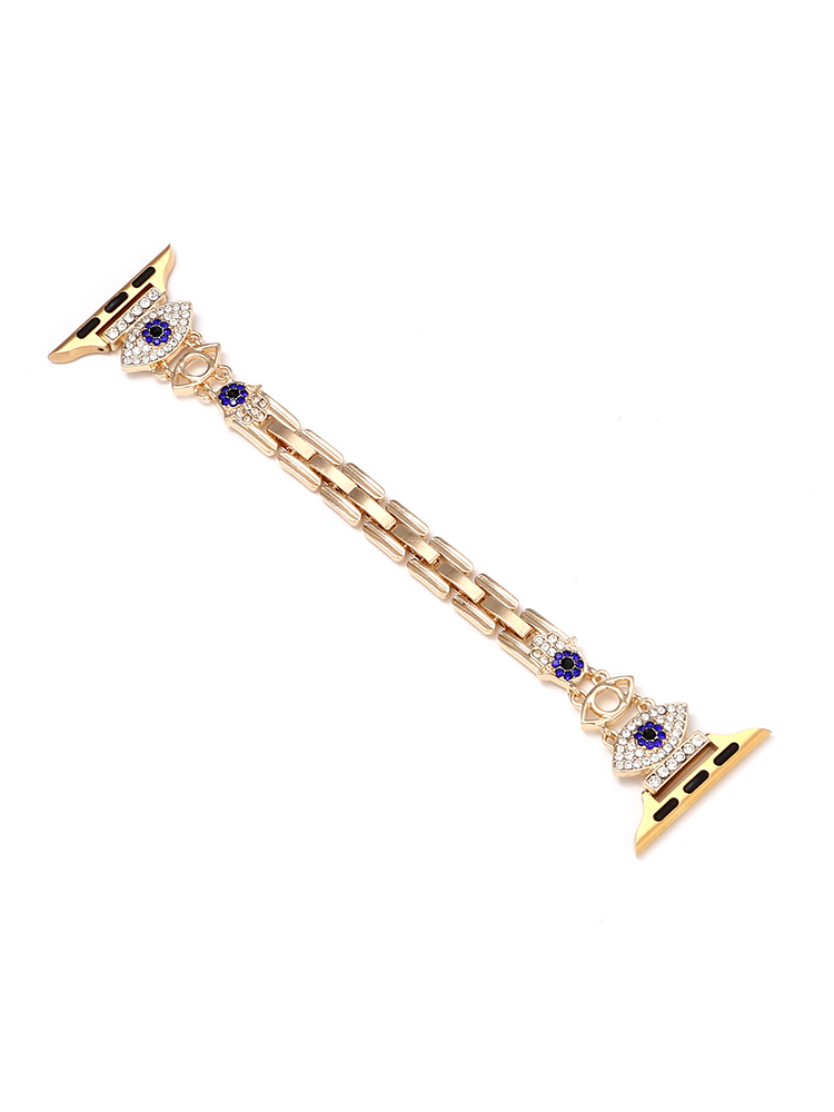 Diamond-encrusted Eye Stainless Steel Band