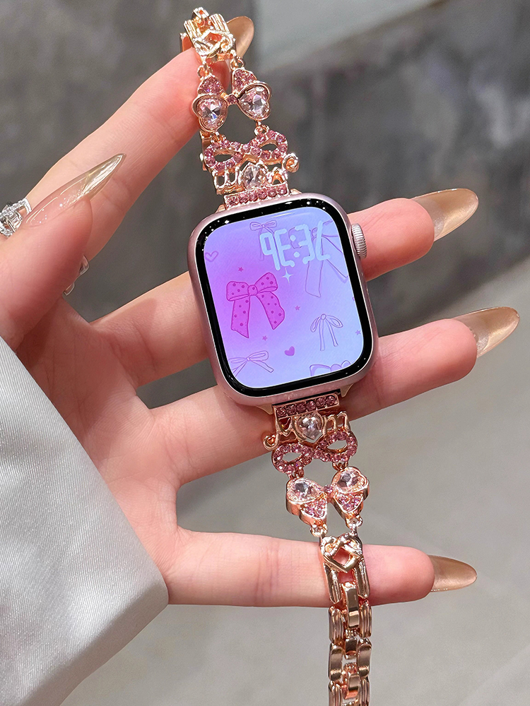 Mom Love Zircon Stainless Steel Band