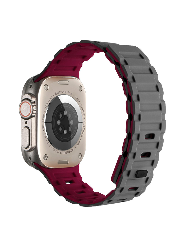 Double-sided Color Magnetic Silicone Apple Watch Band - Tatanband