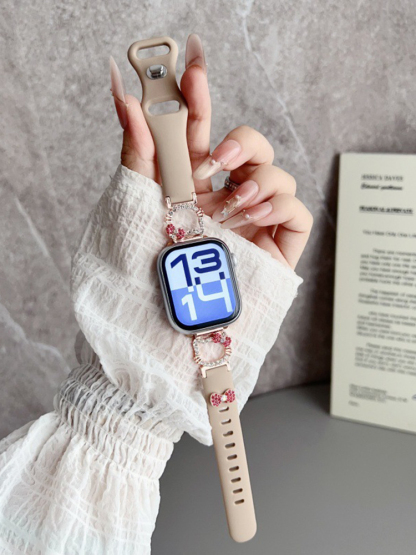 Kitty Bow Silicone Band