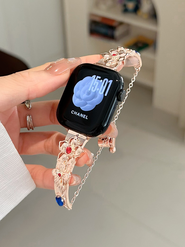 Ruby Bouquet Metal Band for Apple Watch