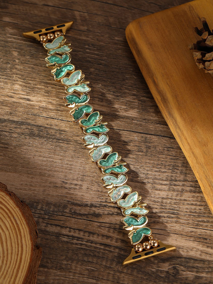 Butterfly Stitching Stainless Steel Band