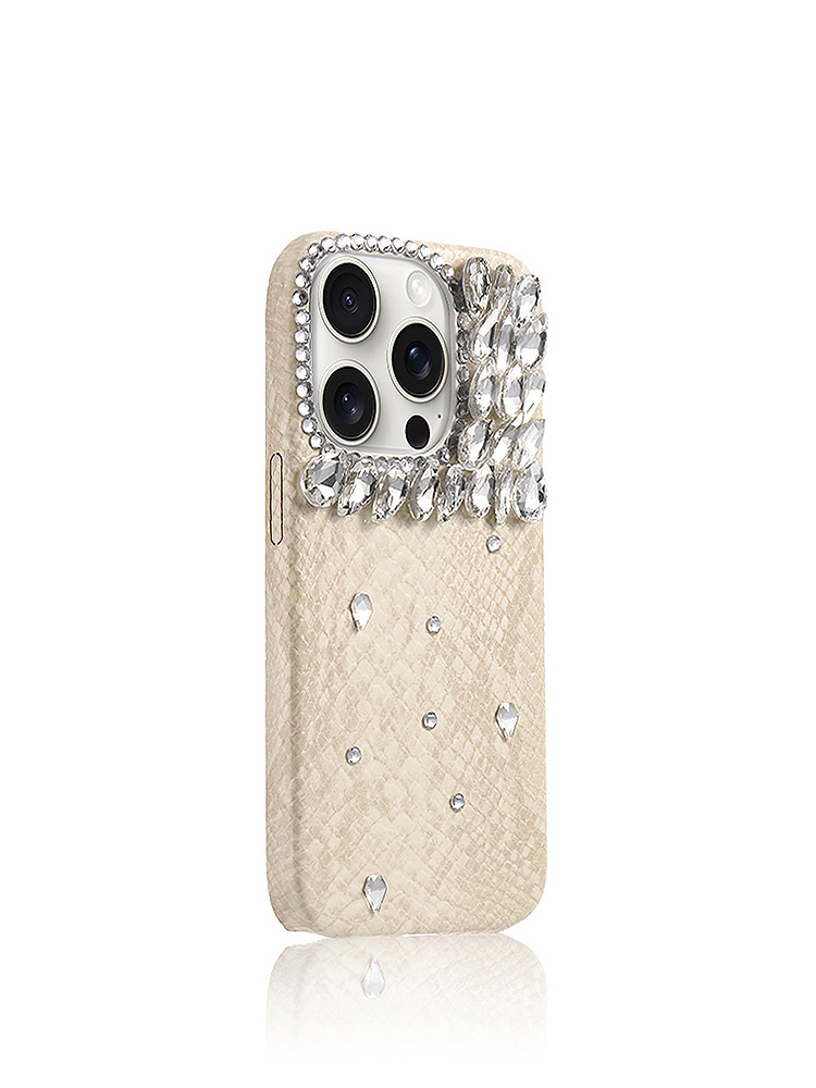 Teardrop Diamond Snake Pattern iPhone Case - Tatanband