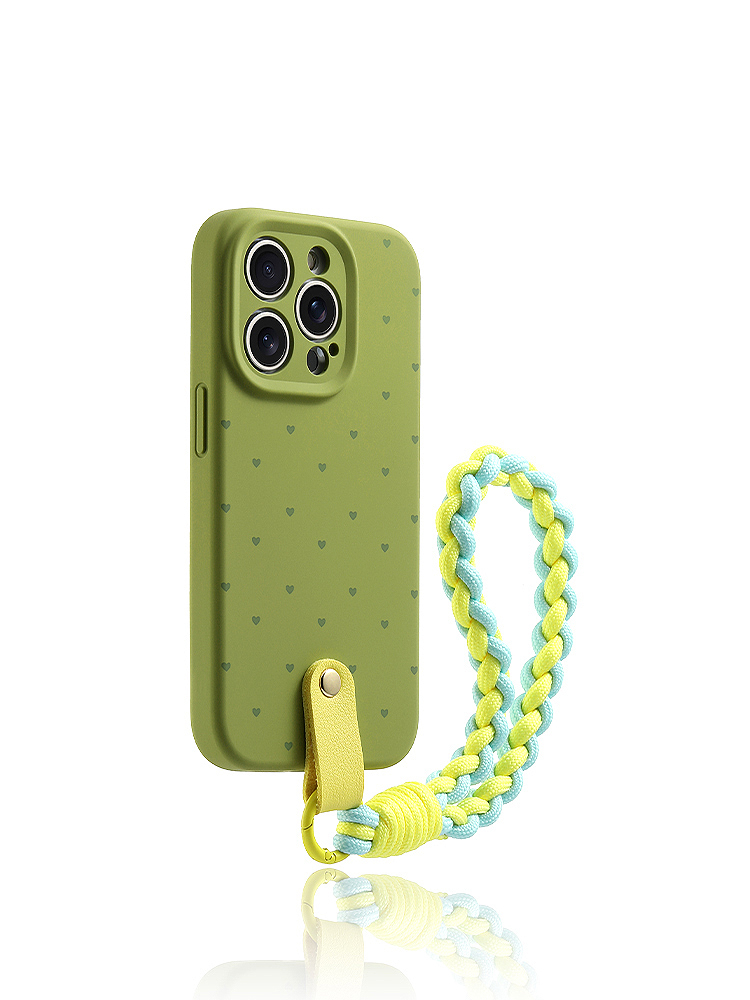 Love Candy Color Wrist Strap Case