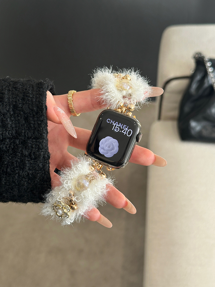 Pearl Jewelry Braided Plush Band