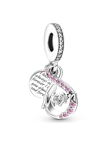 Pink Series Style Alloy Beads