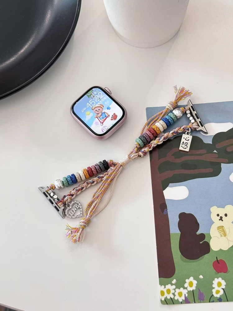 Volcanic Stone Rope Apple Watch Band - Tatanband