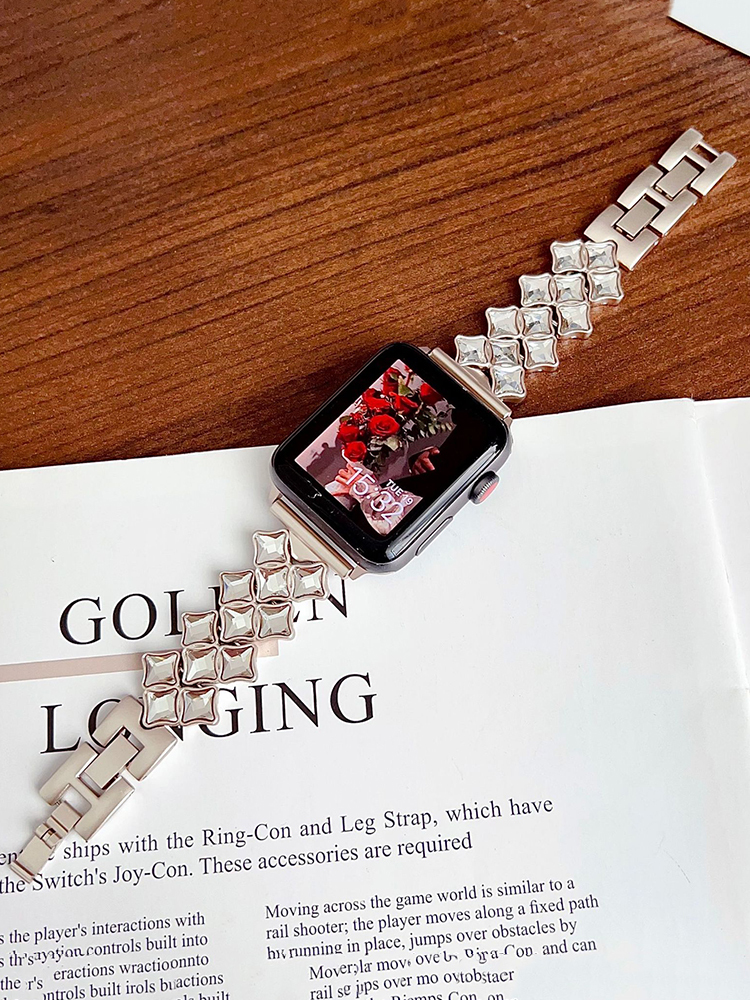 Star Zircon Stainless Steel Band