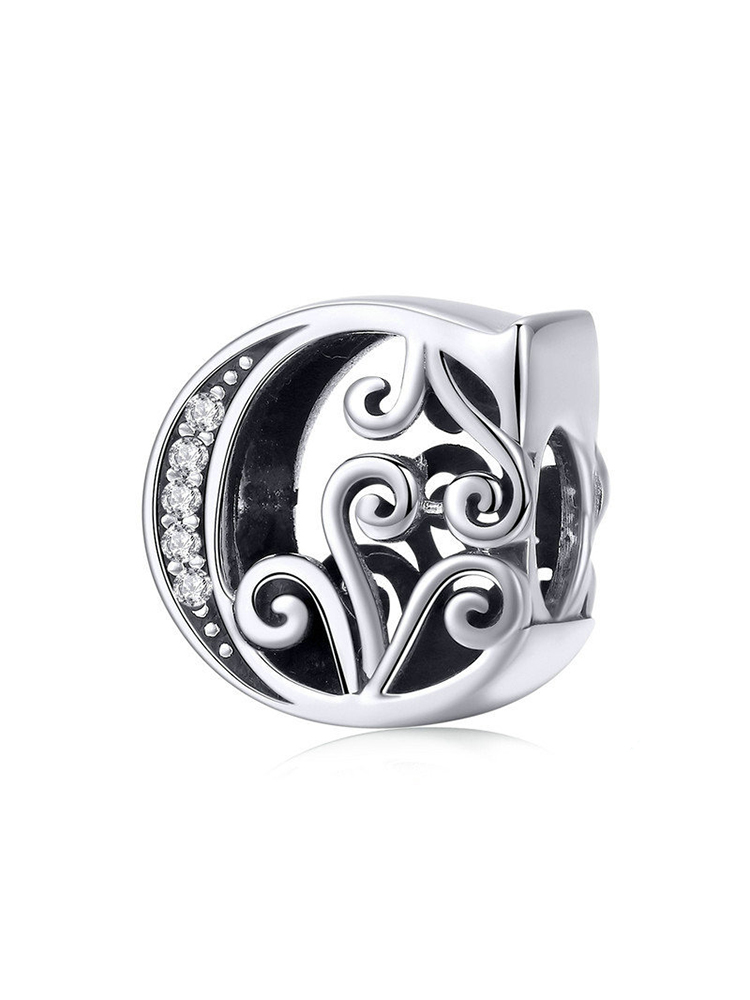 Monogram Letters 925 Sterling Silver Beads - Tatanband