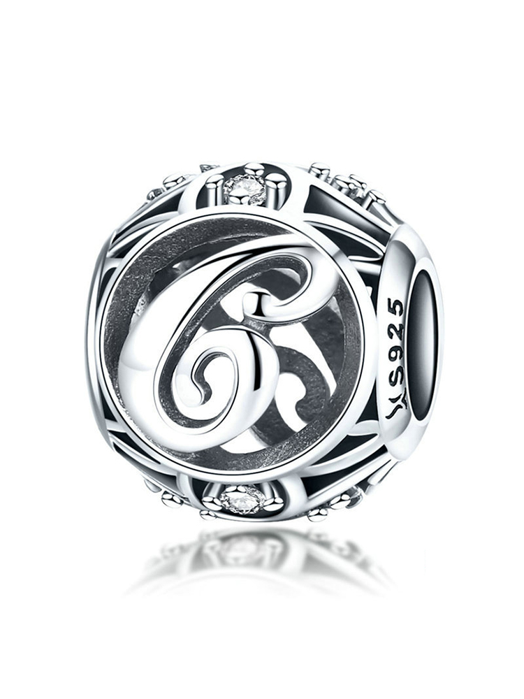 26 Letters 925 Sterling Silver Beads - Tatanband