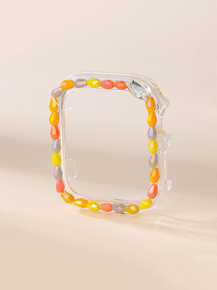 Painted Zircon Handmade PVC Protective Case