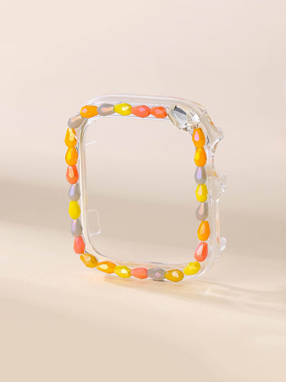 Painted Zircon Handmade PVC Protective Case