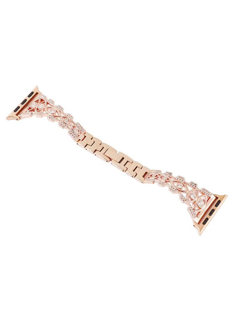 Eye Hollow Diamond Metal Apple Watch Band - Tatanband