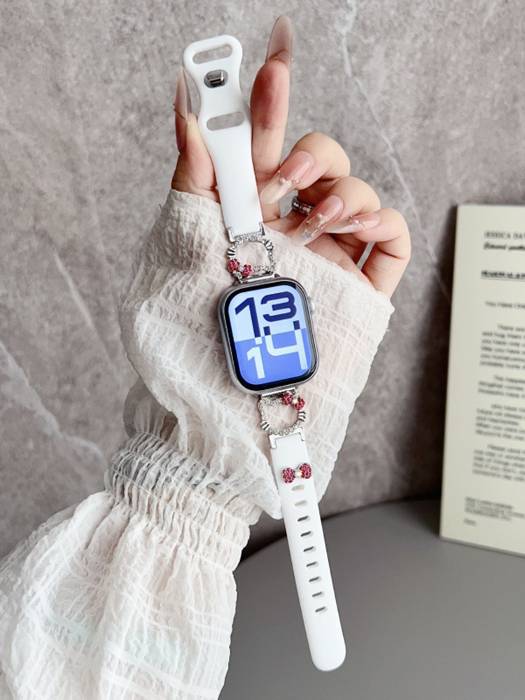 Kitty Bow Silicone Band